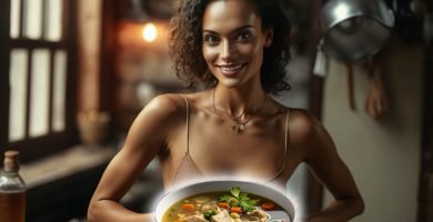 Receta de Sopa de Lentejas con Pollo y Verduras explicada