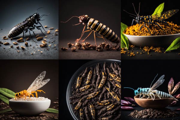 Insectos comestibles ricos en proteínas